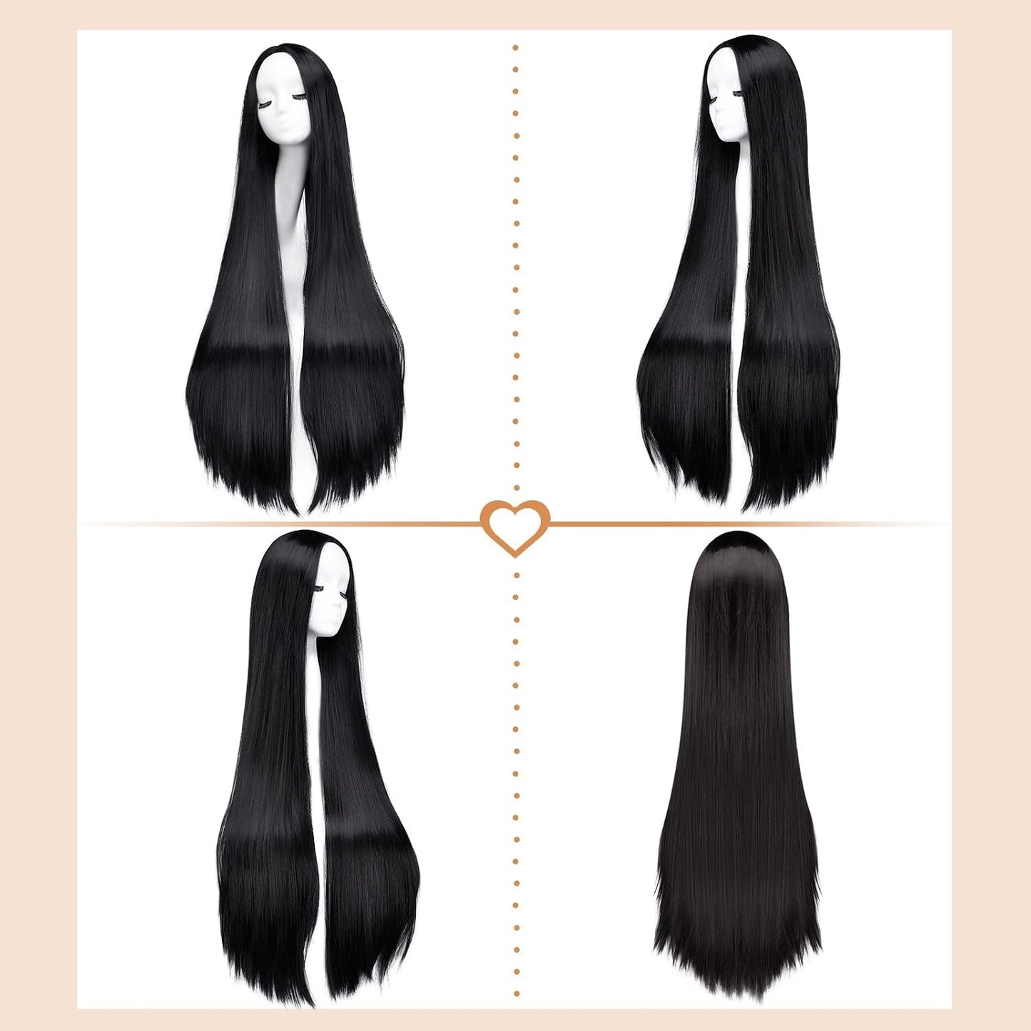 Universal Hair Rose Net Mao Modeling Simulation Long Straight Wig