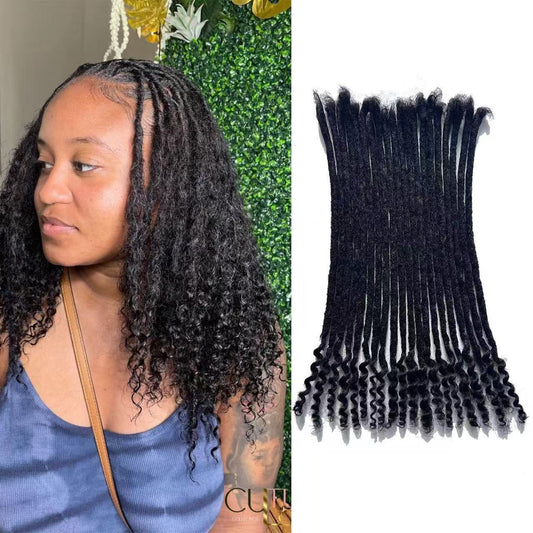 Women's & Men's Root Dreadlocks Hip Hop Trendy Human African Real Hair Wig