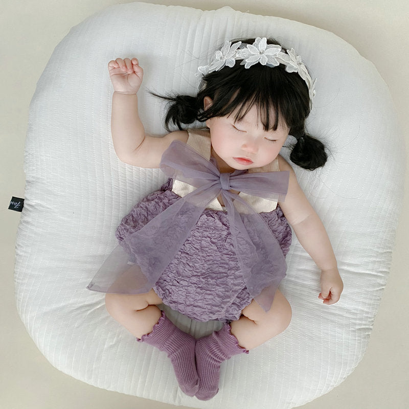 Summer Thin Rompers Sleeveless Princess Western Style Days Old One Jumpsuit, Climbing Suit