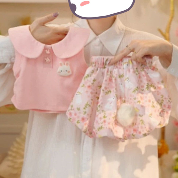 Children's Clothing Short-sleeved T-shirt Casual Two-piece Year-old Week Children's Suit