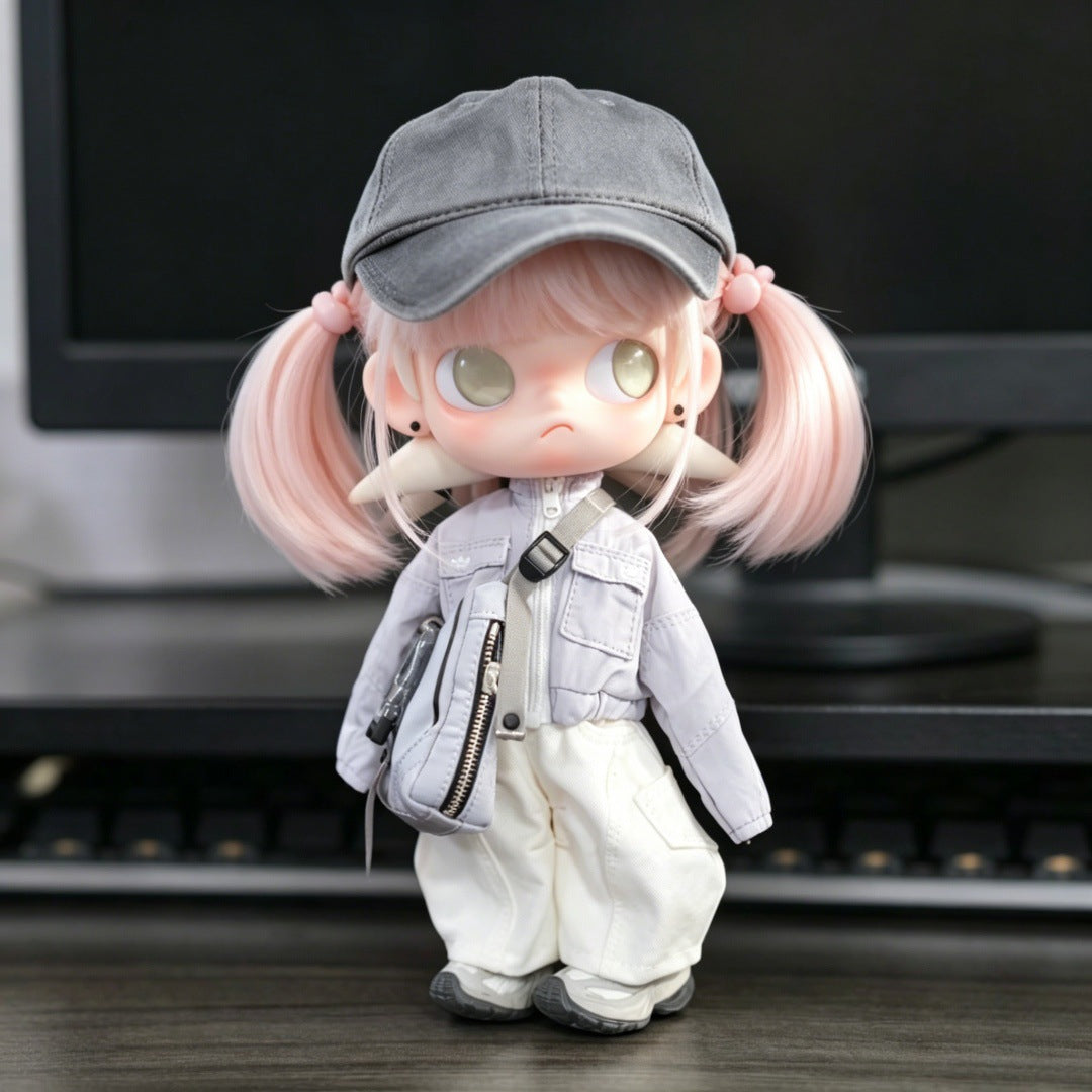 Zi Sister Doll Straight Bangs Water Ripple Comfortable Cos Wig