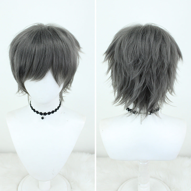 Face Puffy Silk Corn Stigma Hot Cos Wig