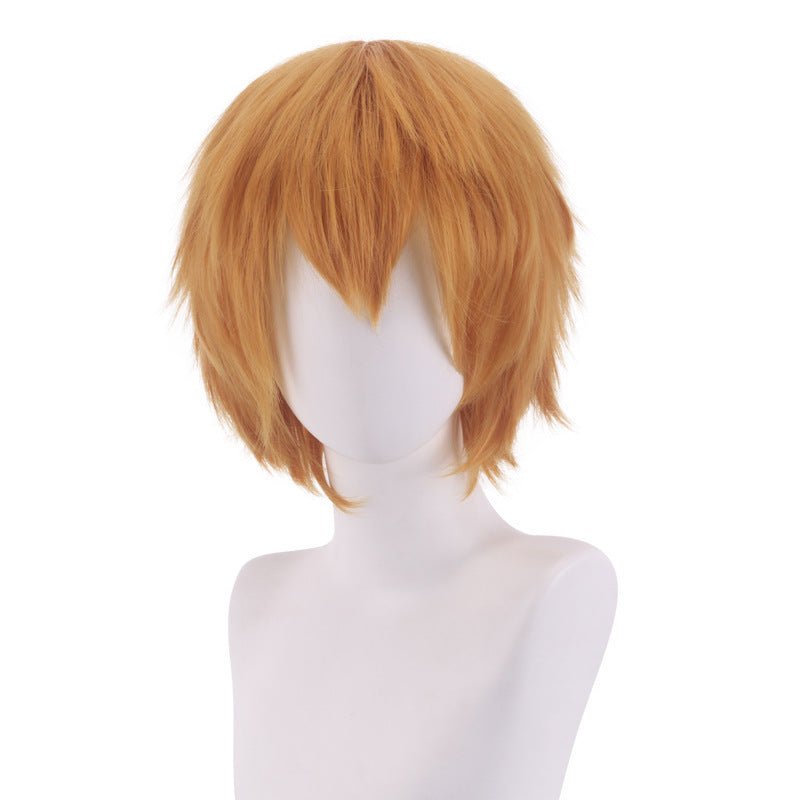 Men's Main Less Short Hair Color Universal Cos Wig
