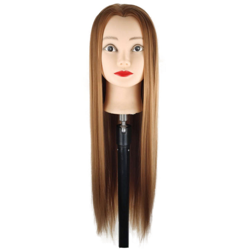 Model Head Braided Hair Practice Mannequin Hairdressing Cutting Other Wig