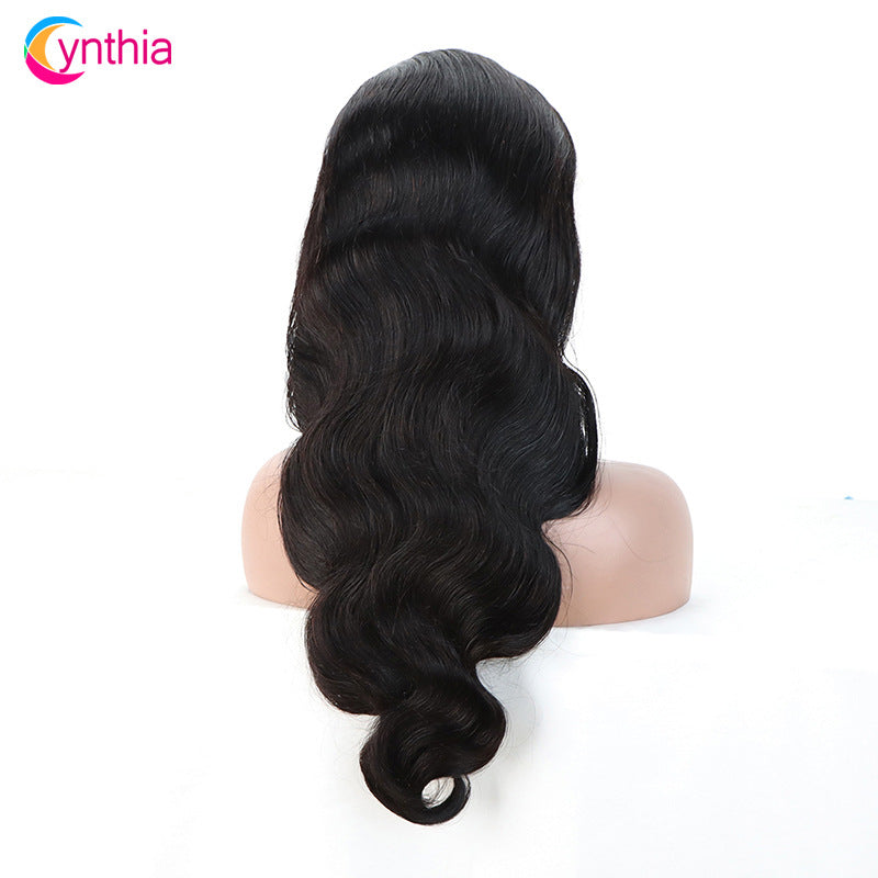 Classy Sheath Front Lace Human Headgear Real Hair Wig