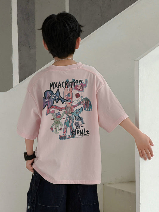 Summer Top Fashionable Wear Half Sleeve Children's T-shirt