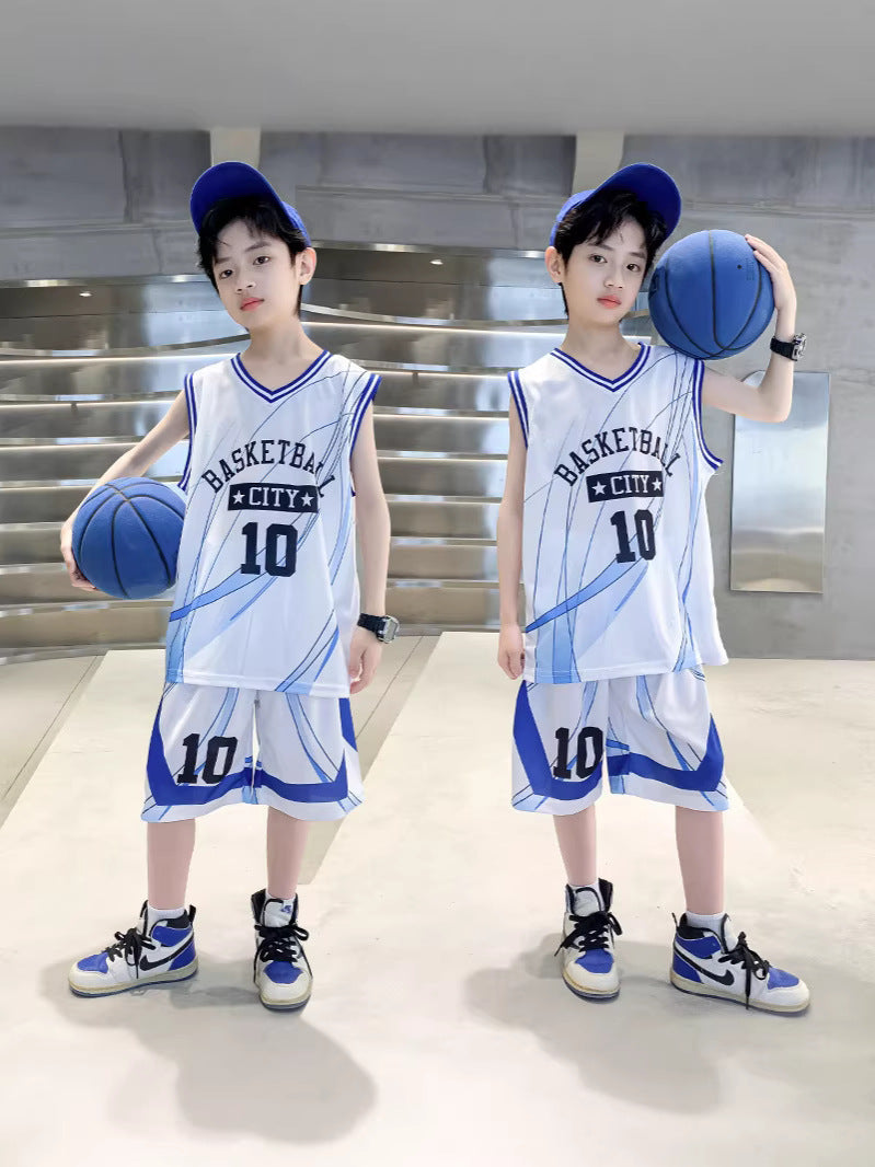 Basketball Wear Sports Jersey For Middle Children's Suit