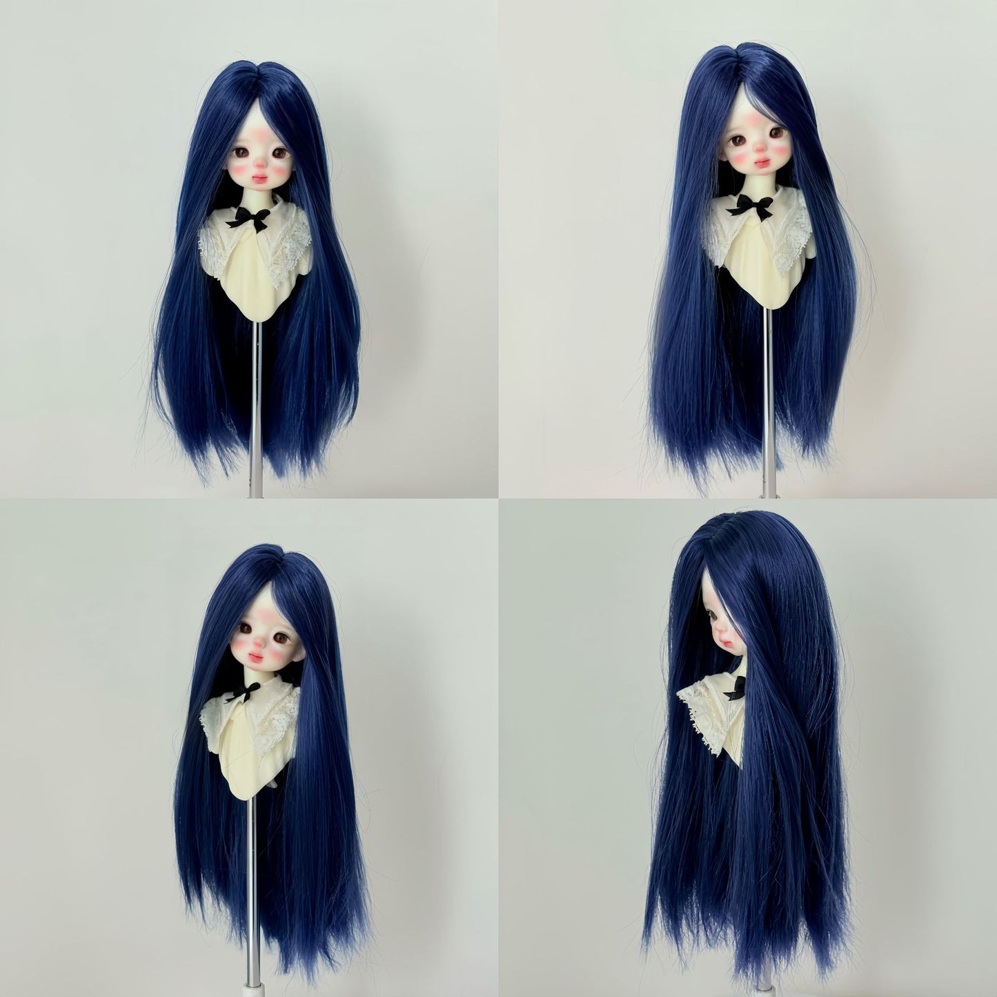 Silk Hair Embryo Long Straight Bangs Cos Wig