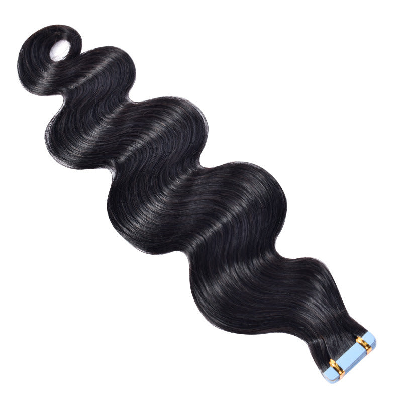 Film Hair Seamless Invisible Extension Human Long Straight Wig