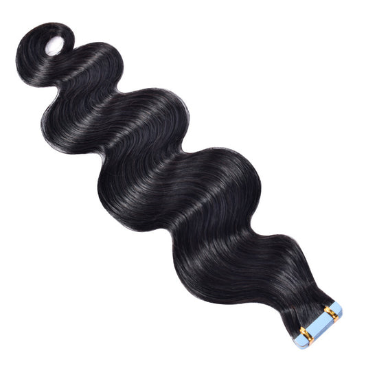 Film Hair Seamless Invisible Extension Human Long Straight Wig
