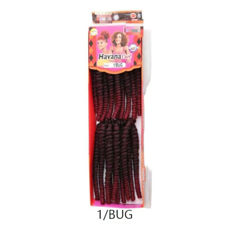 Spring Small Curly Hair Low Temperature Silk Chemical Fiber Wig Long Curls