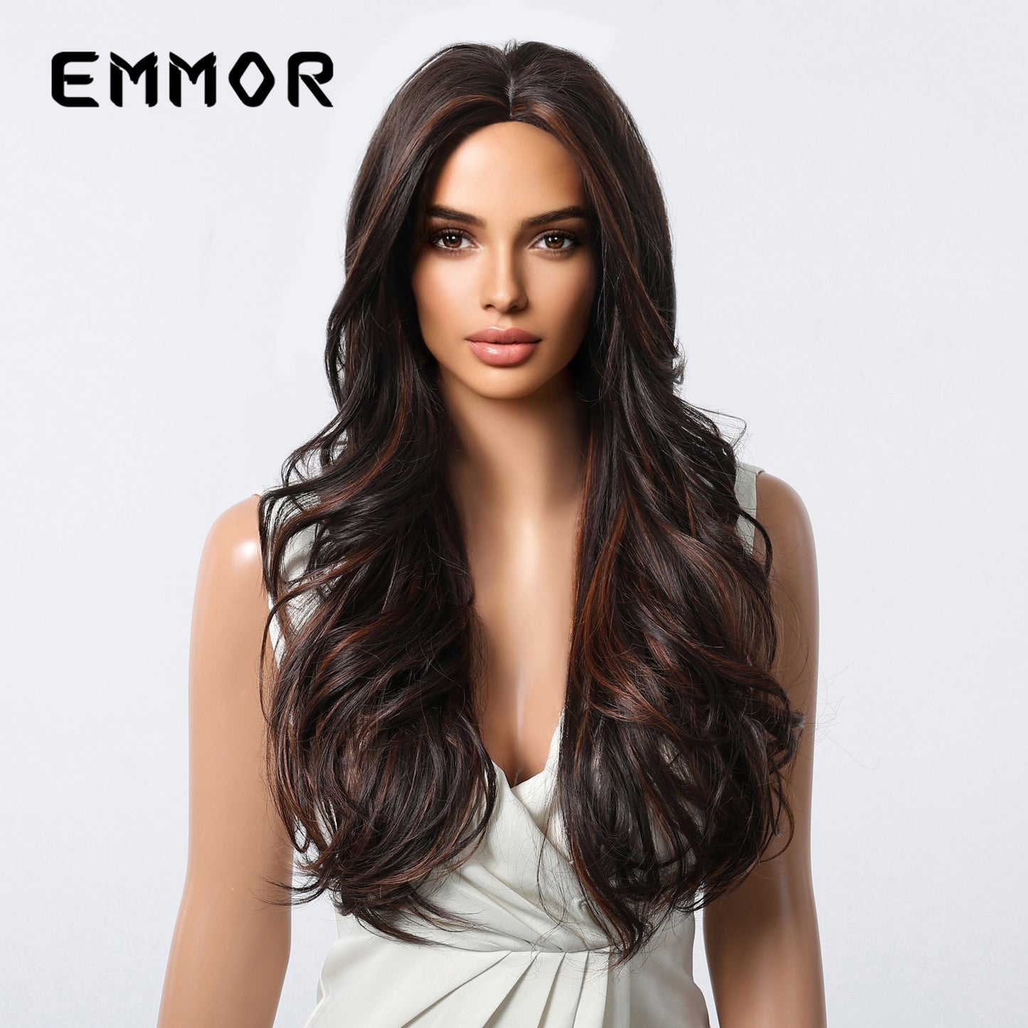 Curly Hair Fashionable Temperament Natural Female Full Wig Long Curls