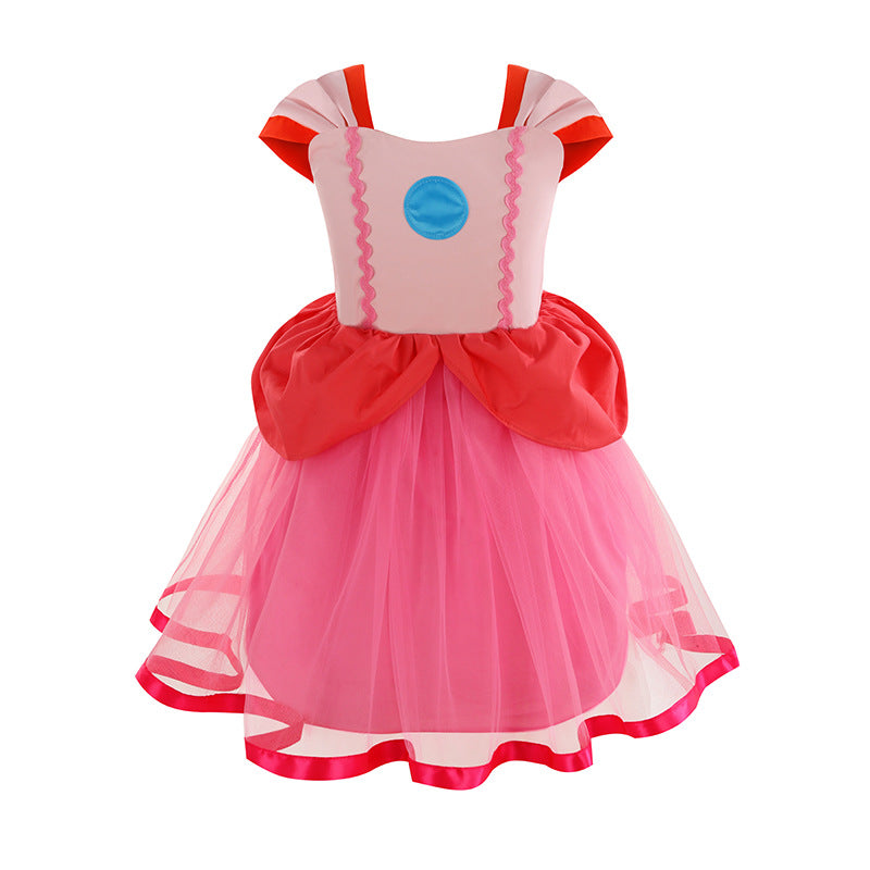 Children's Clothing Princess Summer Tulle Skirt Holiday Children's Dress