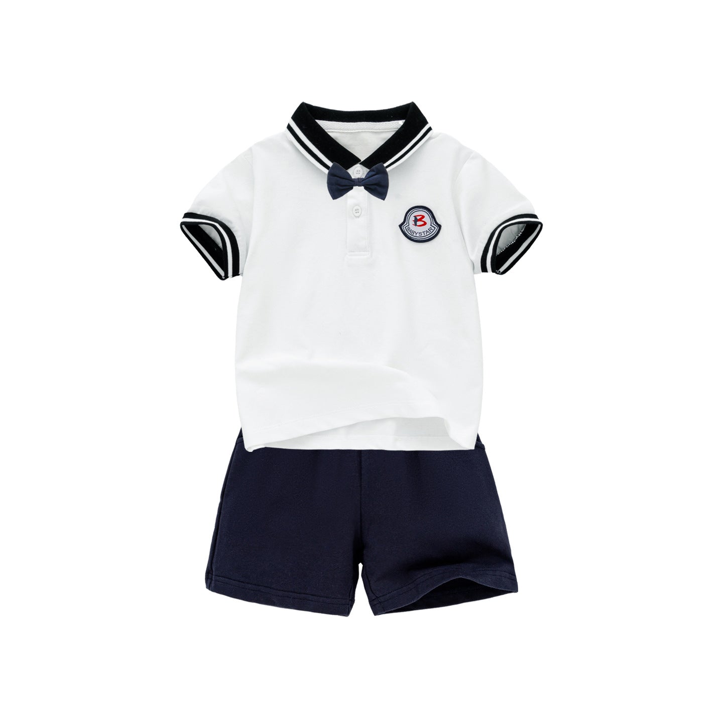 Children's Boys Summer Fashion Short-sleeved Clothes Cool Children's Suit