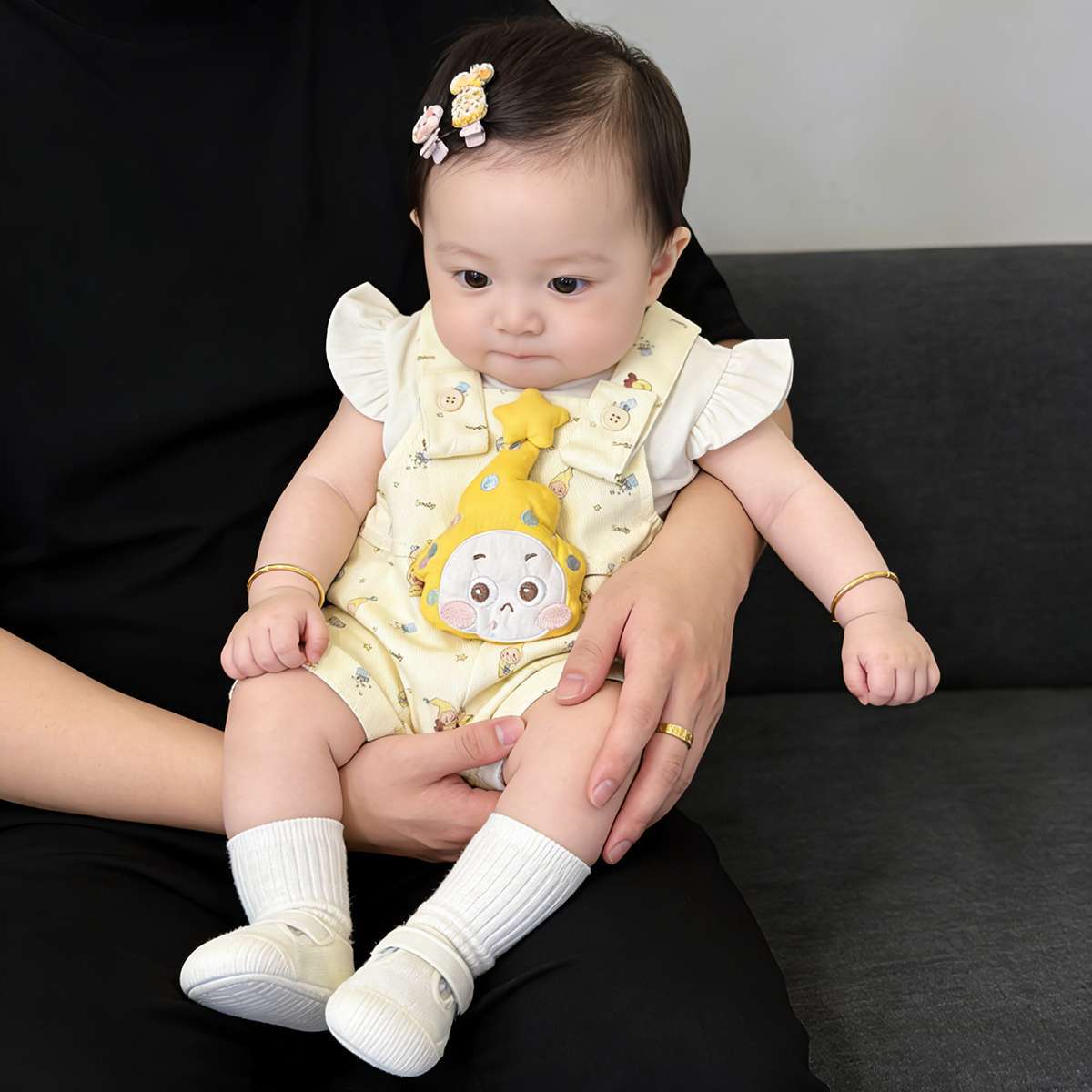Children's Cute Fashion Cartoon Western Style Suspender Jumpsuit, Climbing Suit