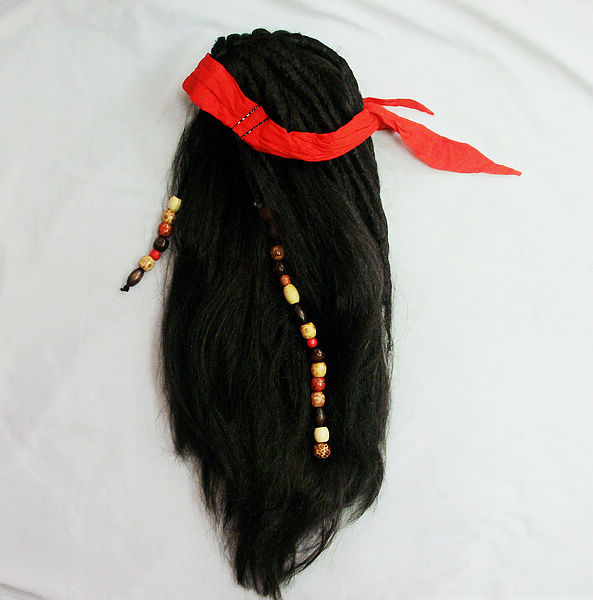 Party Carnival Ball Pirate Ship Long Cos Wig