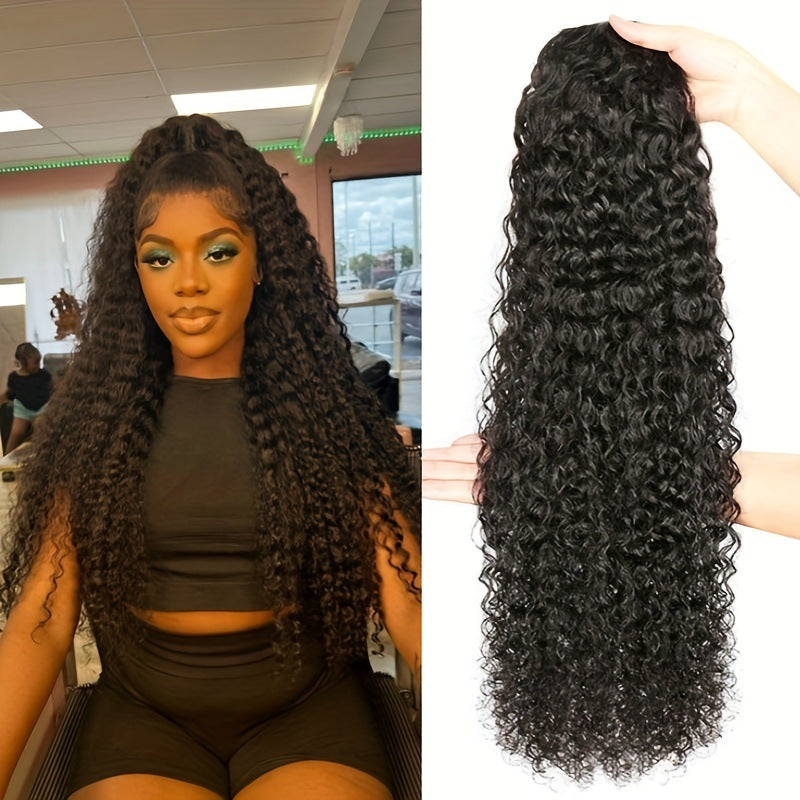 Comfortable Beautiful Classy Trendy Drawstring Ponytail Real Hair Wig