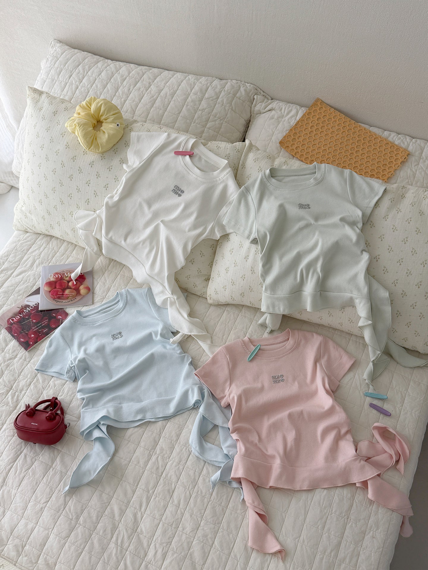 Children's For Hot Summer Clothing Slim Fit Korean Cartoon Children's T-shirt