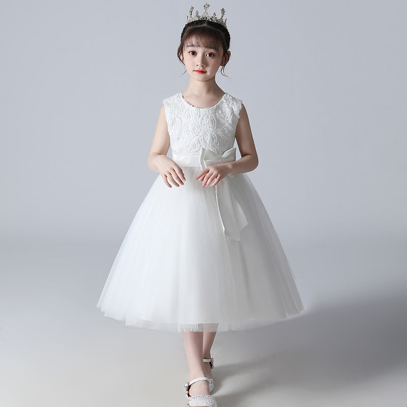 Children's Flower Birthday Costume For Piano Performance Children's Dress
