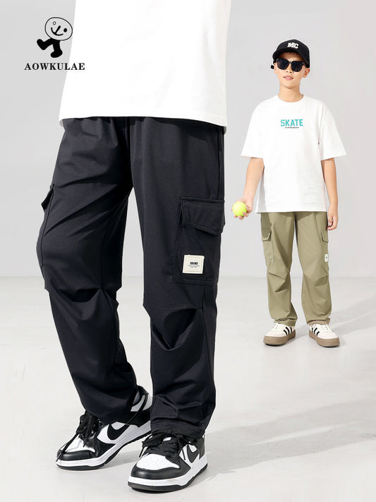 Children's Korean Style Outdoor Trousers Ice Silk Children's Pants