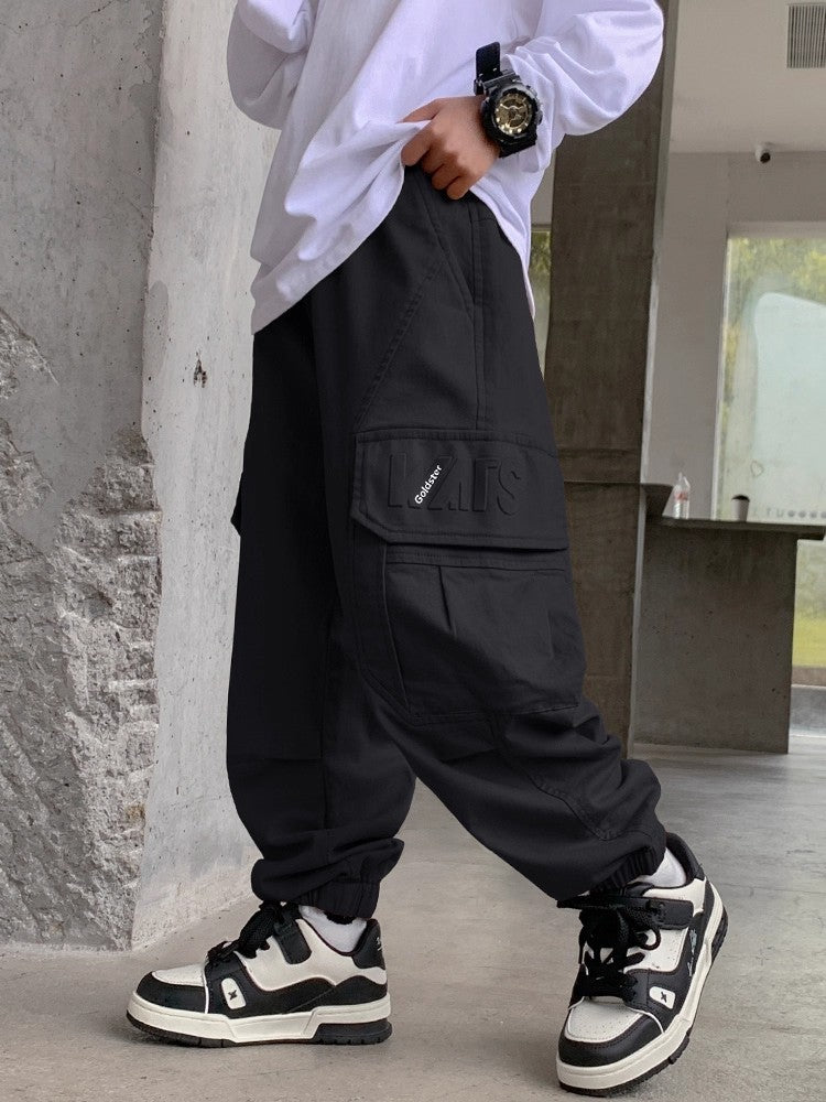 Children's Boys Autumn Clothing Handsome Casual Older Boy Loose Fashion Children's Pants