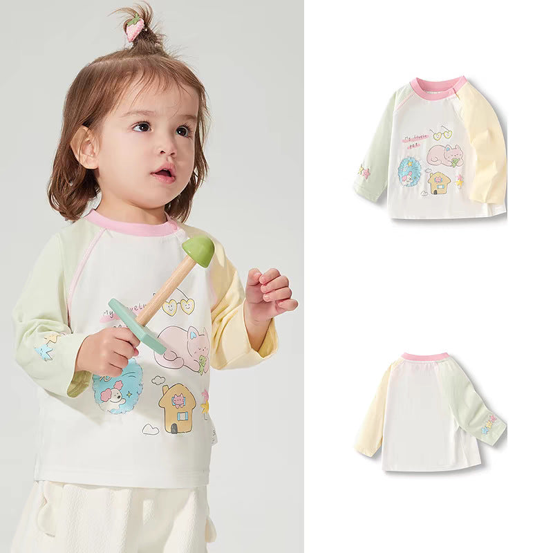 Children's Thin Undershirt For Boys Spring Pure Children's T-shirt
