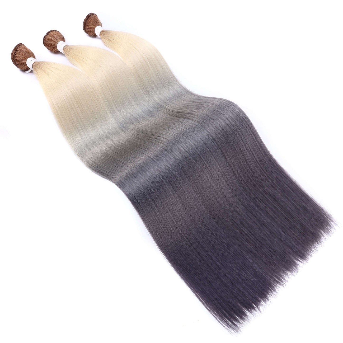 Women's Chemical Fiber African Hair Band Weft Long Straight Wig