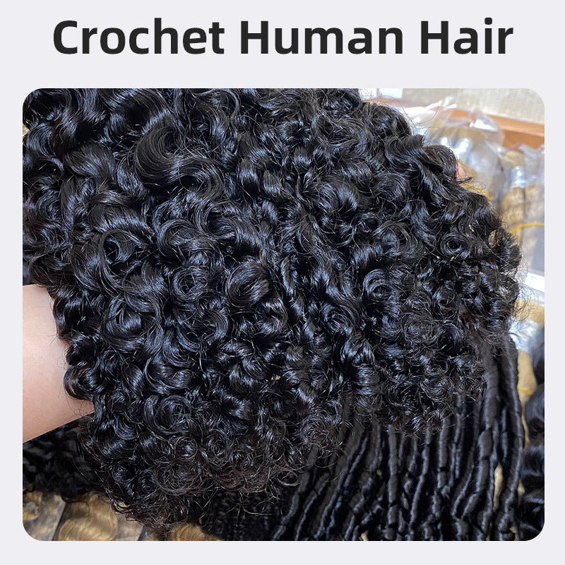 Stylish Fashion Beautiful Classy Crochet Human Real Hair Wig