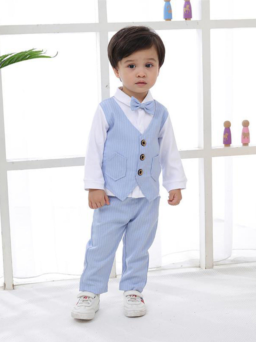 Children's Small Clothes One Month Old British Dress Children's Suit