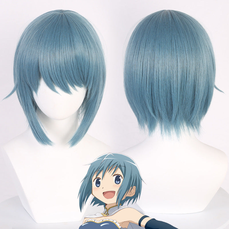 Apricot Small Round Short Hair Long Bar Yan Beautiful Tree Cos Wig
