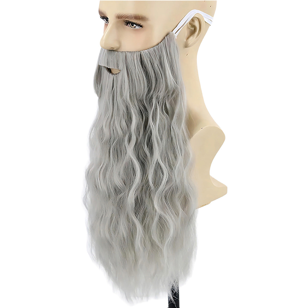 Lord Of Rings Hobbit Wizard Beard Cos Wig