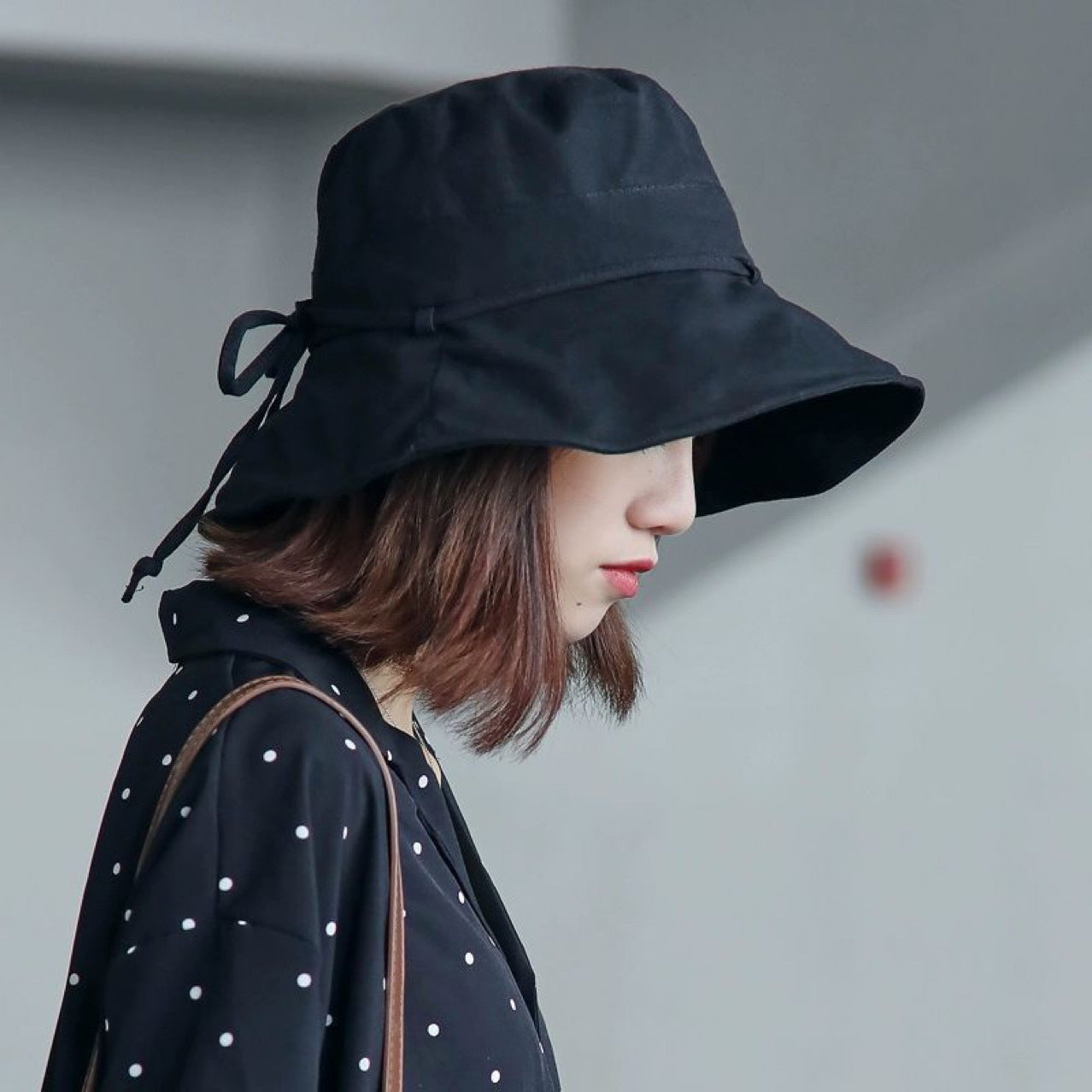 Women's Hat One-piece Extension Versatile Summer Thin Wig Short Straight Hair