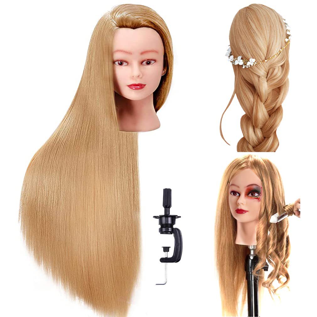 High Simulation Head Hairdressing Beginner Practice Model Barber Other Wig