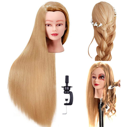 High Simulation Head Hairdressing Beginner Practice Model Barber Other Wig