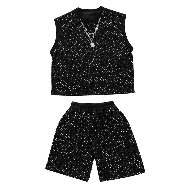 Children's Boys Western Style Fried Street Vest Children's Suit
