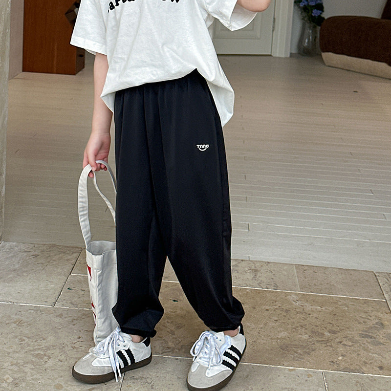 Children's Week Trousers Solid Color Thin Uv Protection Children's Pants