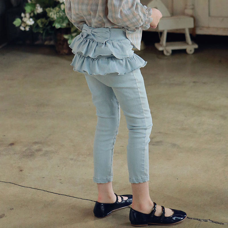 Spring Jeans Strawberry Shan Double Layer Children's Pants