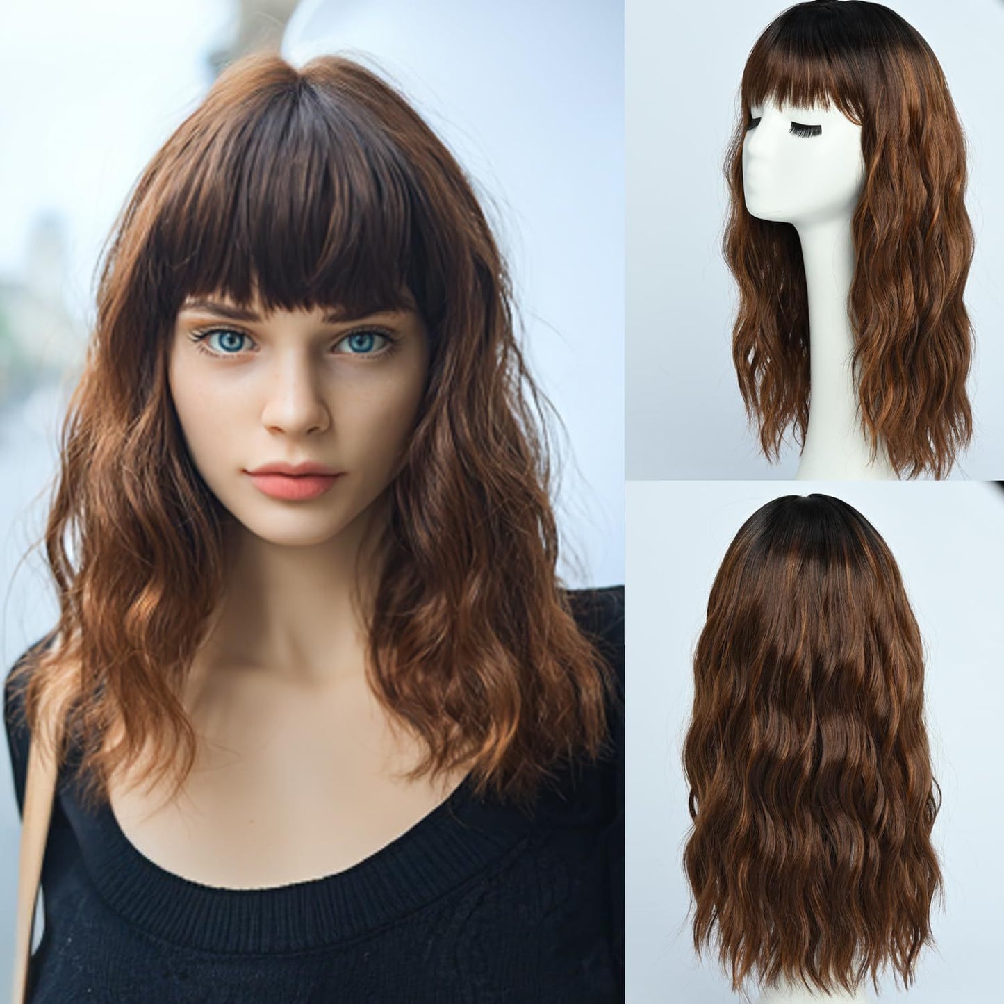 Women's Curly Hair Multiple Colors Chemical Fiber Wig Long Curls