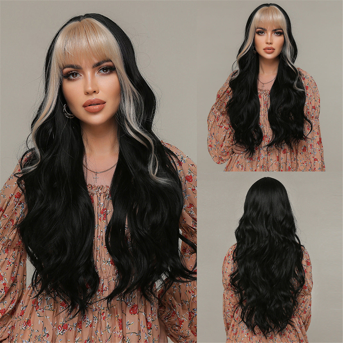Women's Hair Temperament Fluffy Large Volume Sheath Everyday Fashion Wig Long Curls