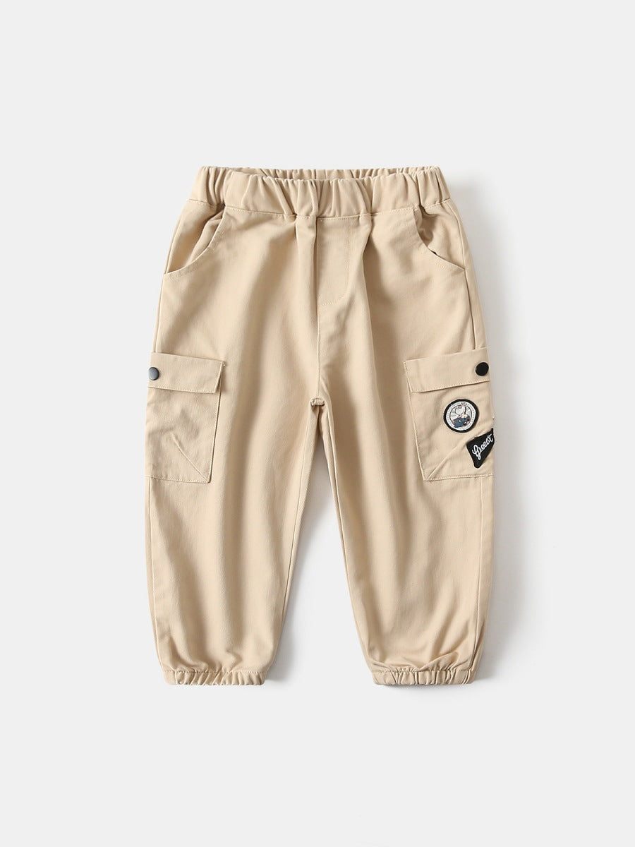 Trousers Outdoor Drawstring Casual Thin Tide Children's Pants