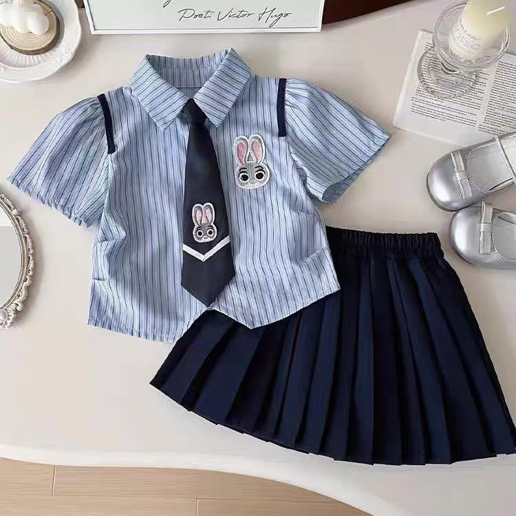 Children's Clothes Summer Dress Judy Skirt College Children's Suit