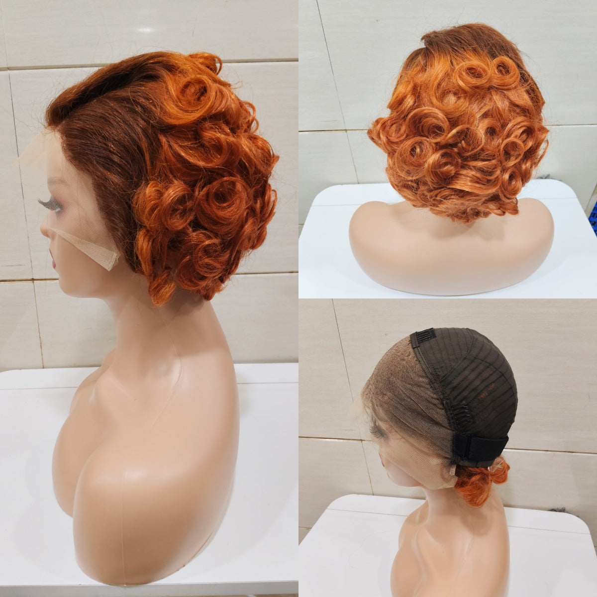 Classy Loose Wave Bob Human Wigs Real Hair Wig