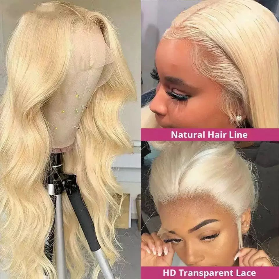 Women's Front Lace Hair Mid-length Curly Big Wave Fashion Natural Wig Long Curls