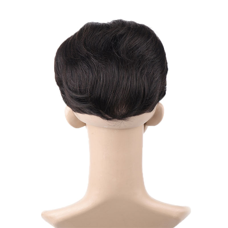 Men's Head Invisible Hair Supplementing Piece Human Other Wig