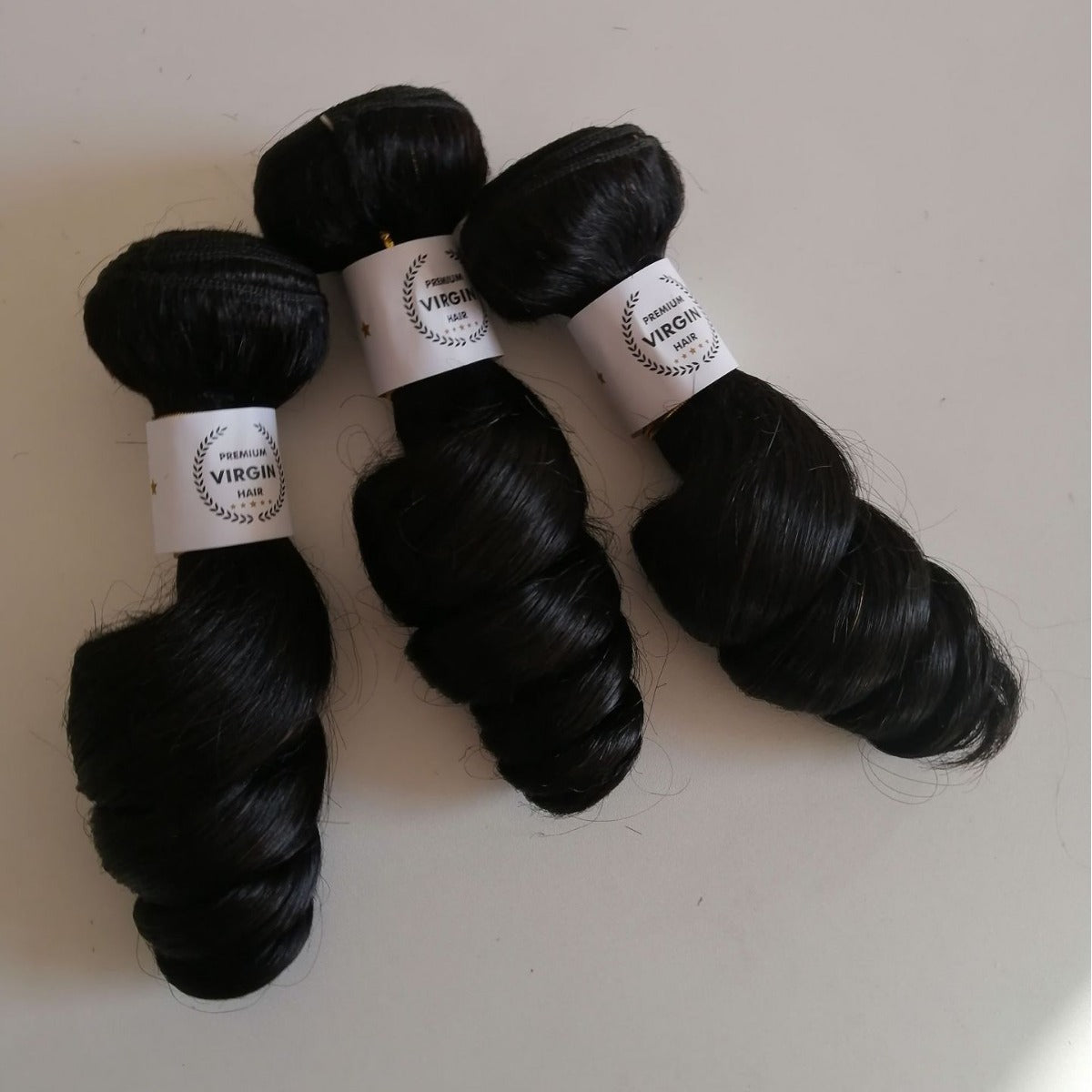 Glamorous Fashion Bubble Bulk Weft Human Real Hair Wig