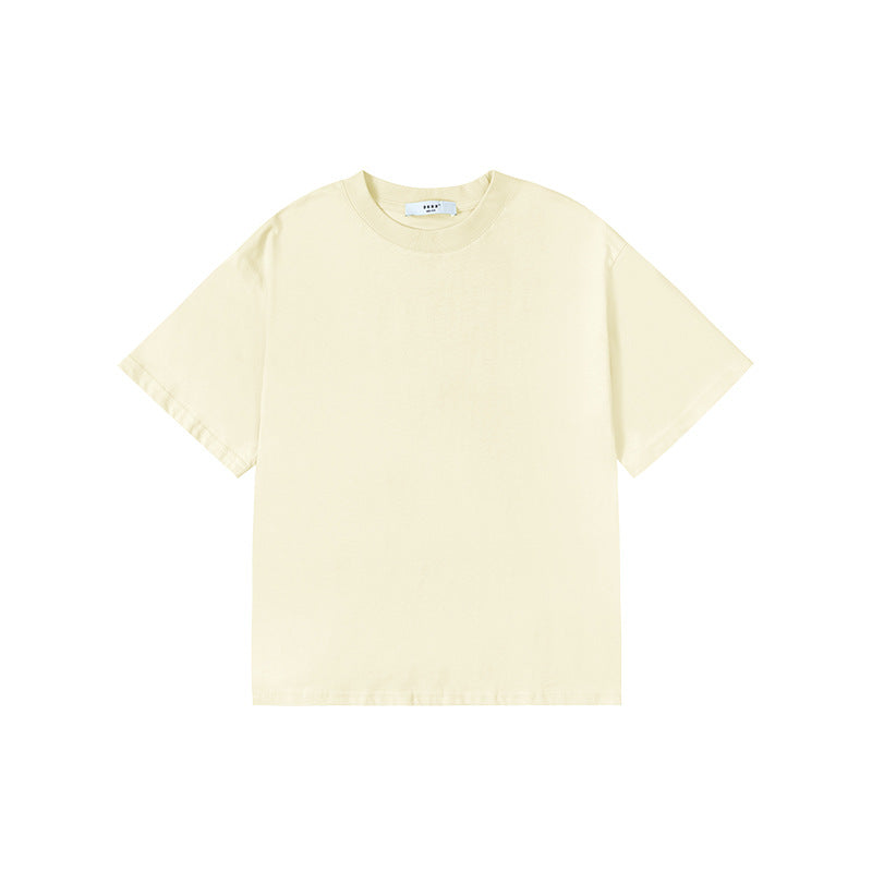 Children's Color Boys Cotton Short-sleeved Middle Big Children's T-shirt