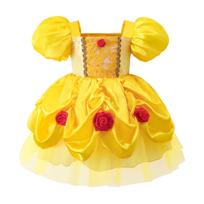 Children's Halloween Costume Super Mary Princess Performance Children's Dress