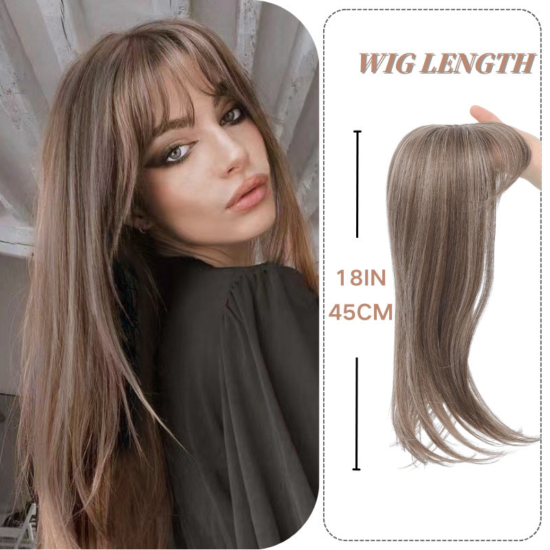 Hairpiece Female Hair Increase Bangs Synthetic Natural Simulation Wig