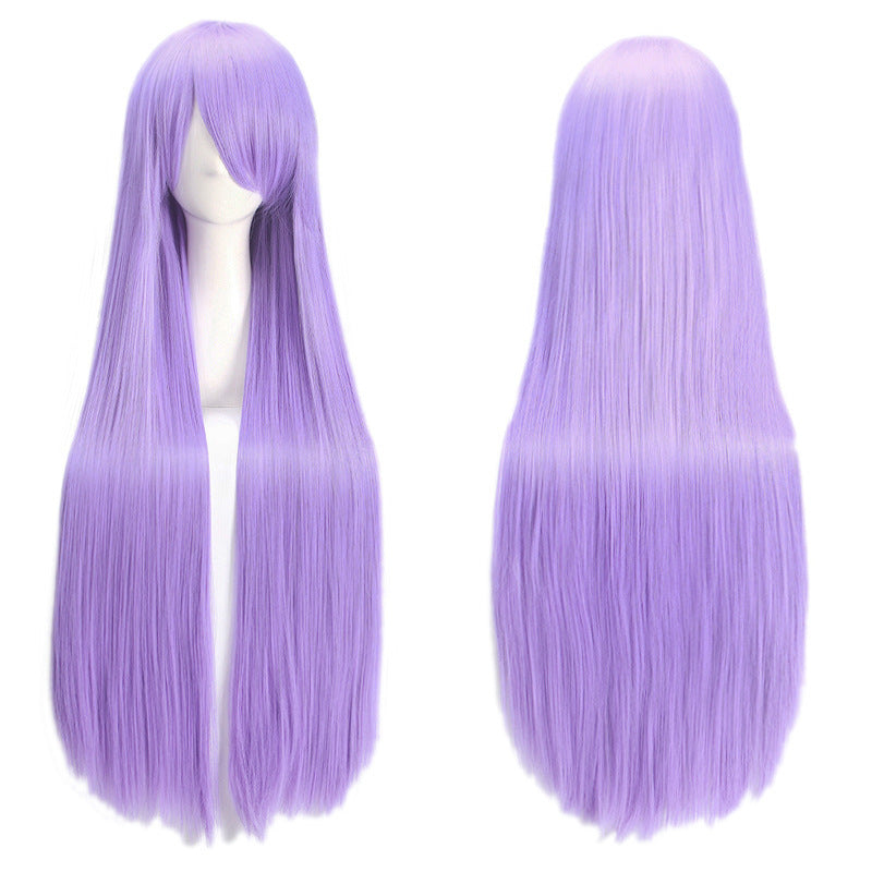 Classic Universal Color Hair Anime Fiber Long Straight Wig