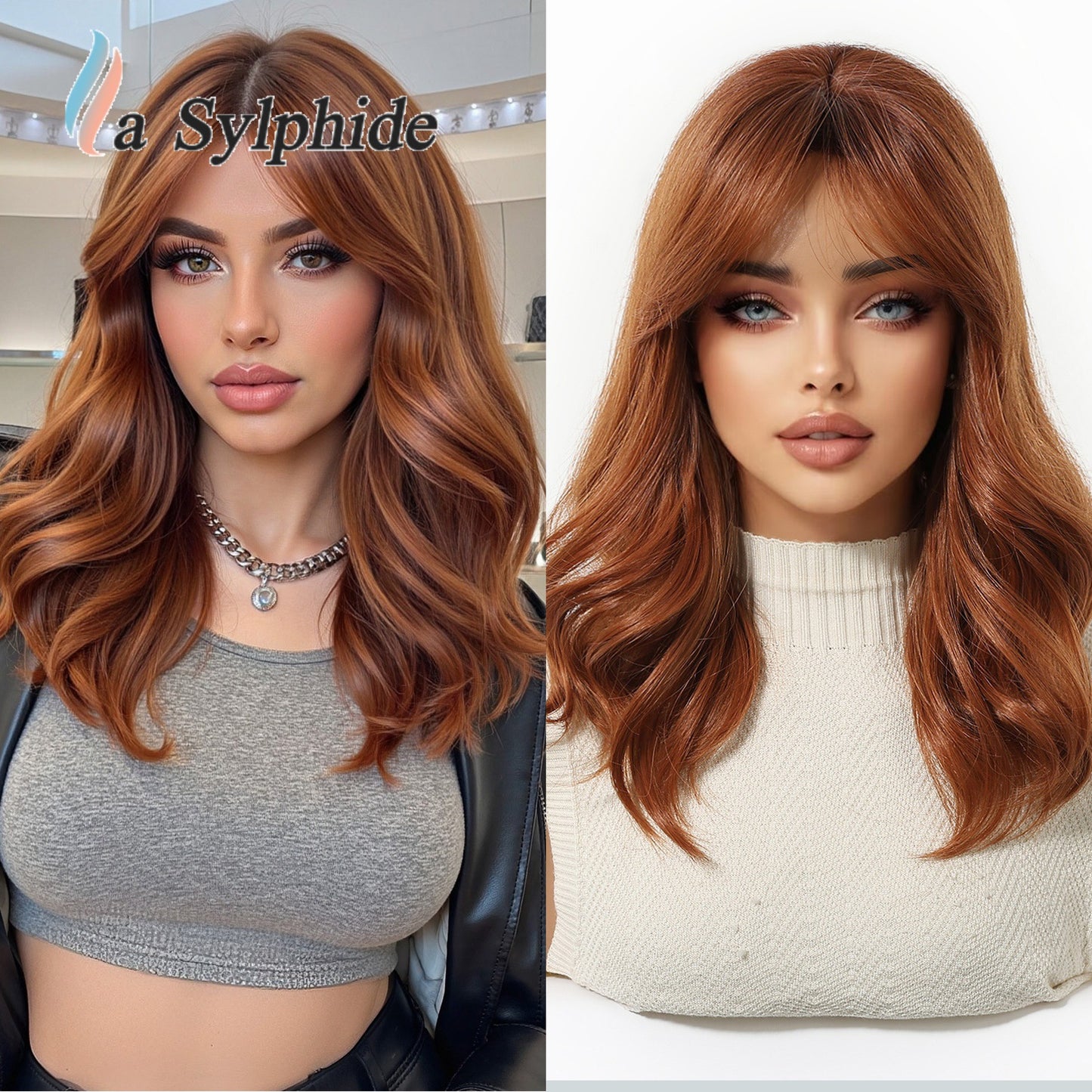 Female High Skull Top Fiber Rose Net Daily Wig Short Curly Hair